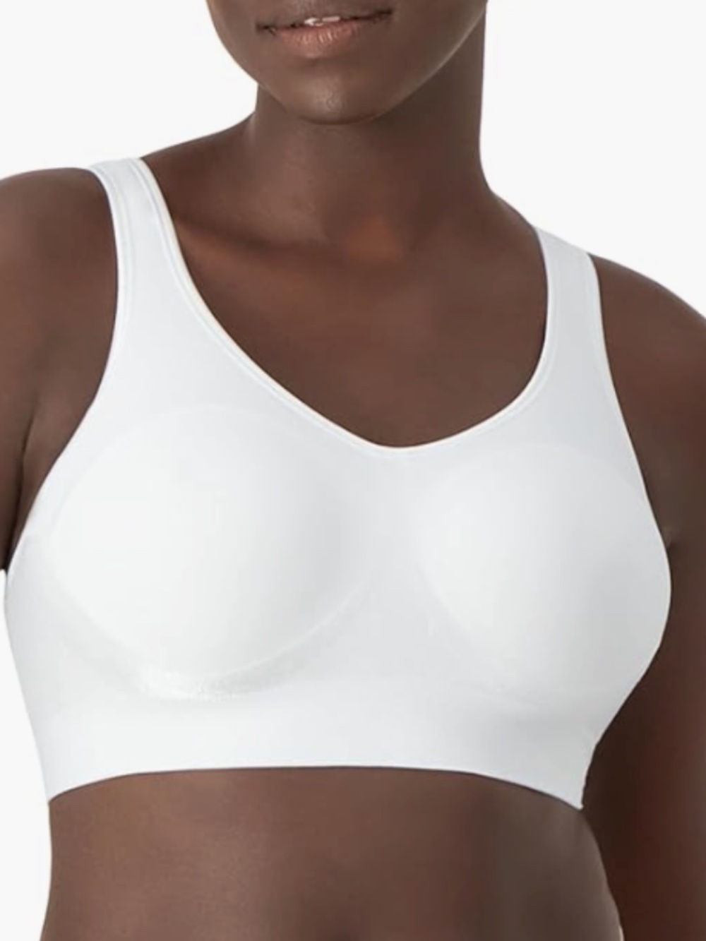 Bali Comfort Revolution ComfortFlex Fit Shaping Wireless Bra White XL 12185